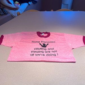 Vintage Home Economics Tee Red Heather